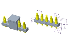 黄冈5P Pogo Pin 连接器